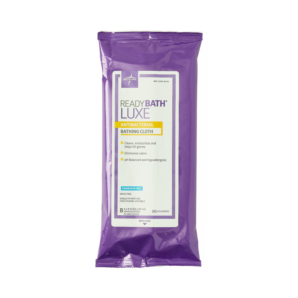Readybath Luxe Total Body Cleansing Heavyweight Washcloths