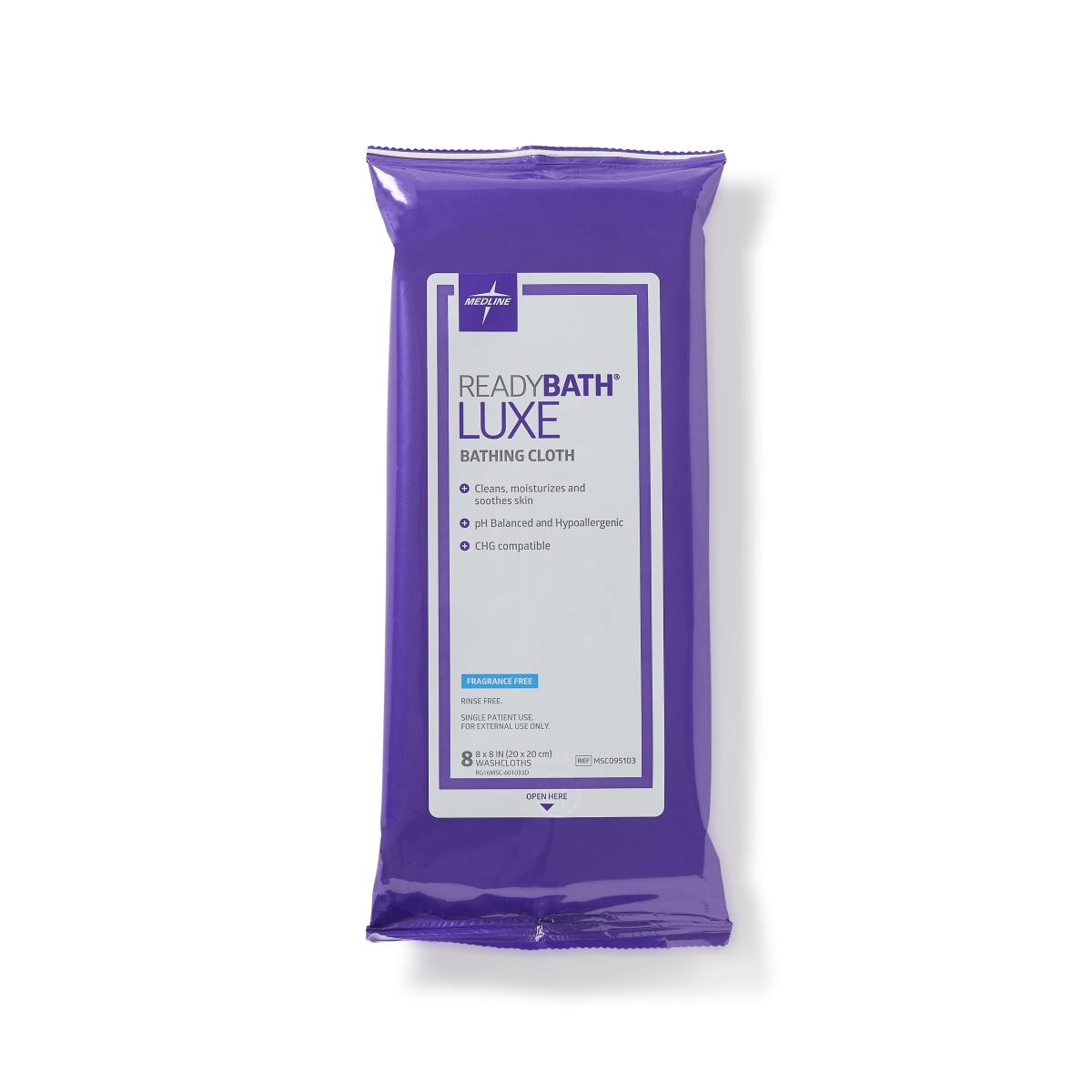 Readybath Luxe Total Body Cleansing Heavyweight Washcloths