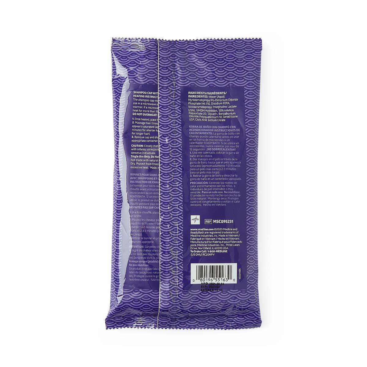 Shampoo Cap Readybath® 1 Per Pack Individual Packet Unscented