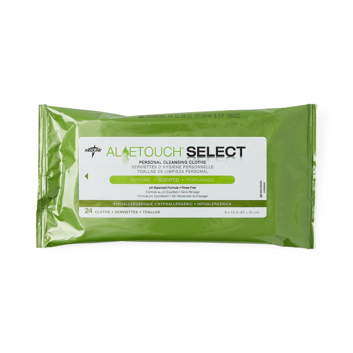 Aloetouch Select Premium Spunlace Personal Cleansing Wipes - BeHope