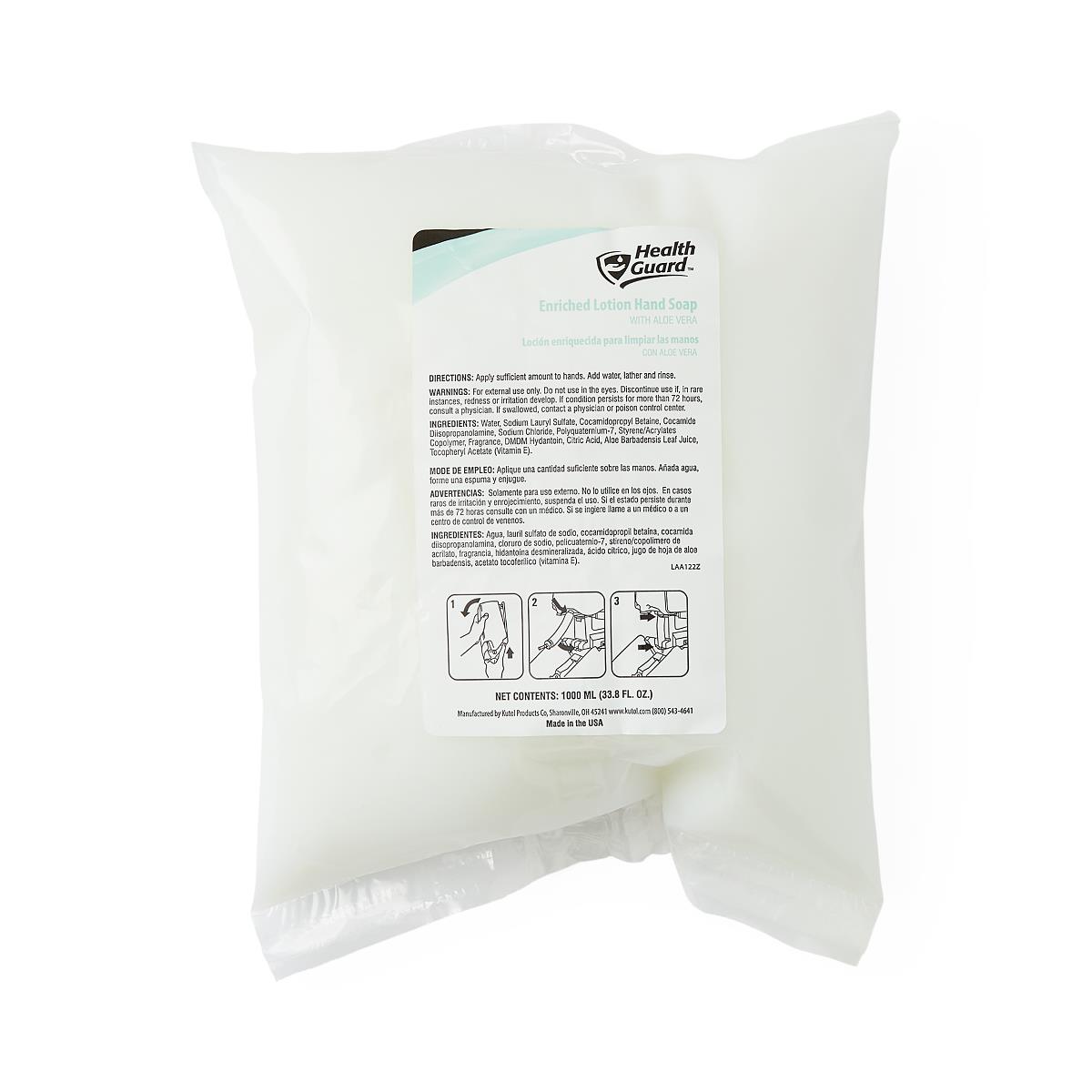 HealthGuard Enriched Lotion Hand Soap with Aloe Vera
