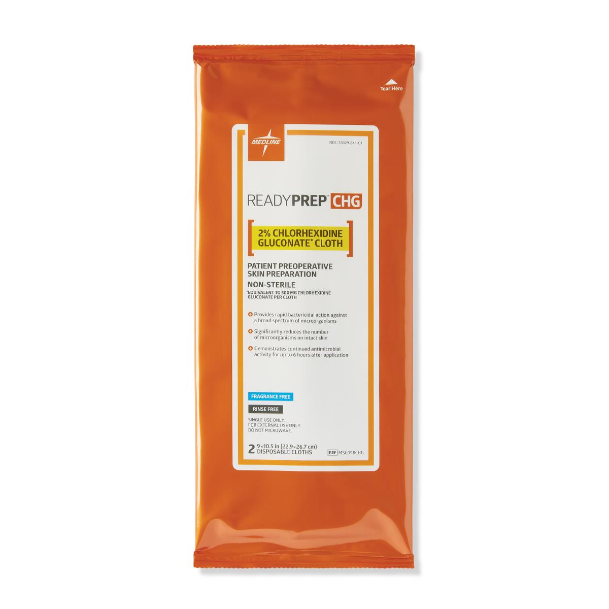 ReadyPrep CHG 2% Chlorhexidine Gluconate Cloths