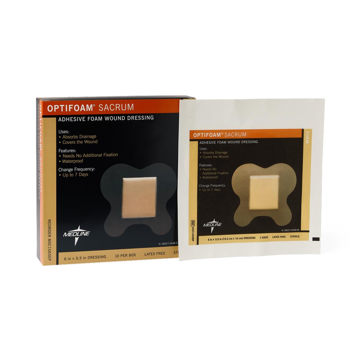 Optifoam Sacrum Adhesive Foam Wound Dressings