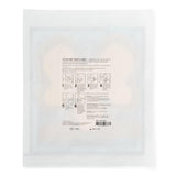 Optifoam Gentle Heel Silicone-faced Foam Dressing, showing adhesive side.