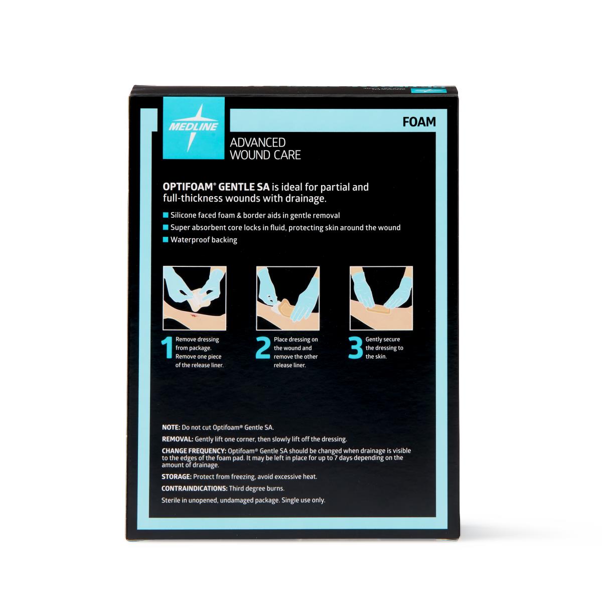 Optifoam Gentle Sa Silicone-faced Foam Wound Dressings - BeHope