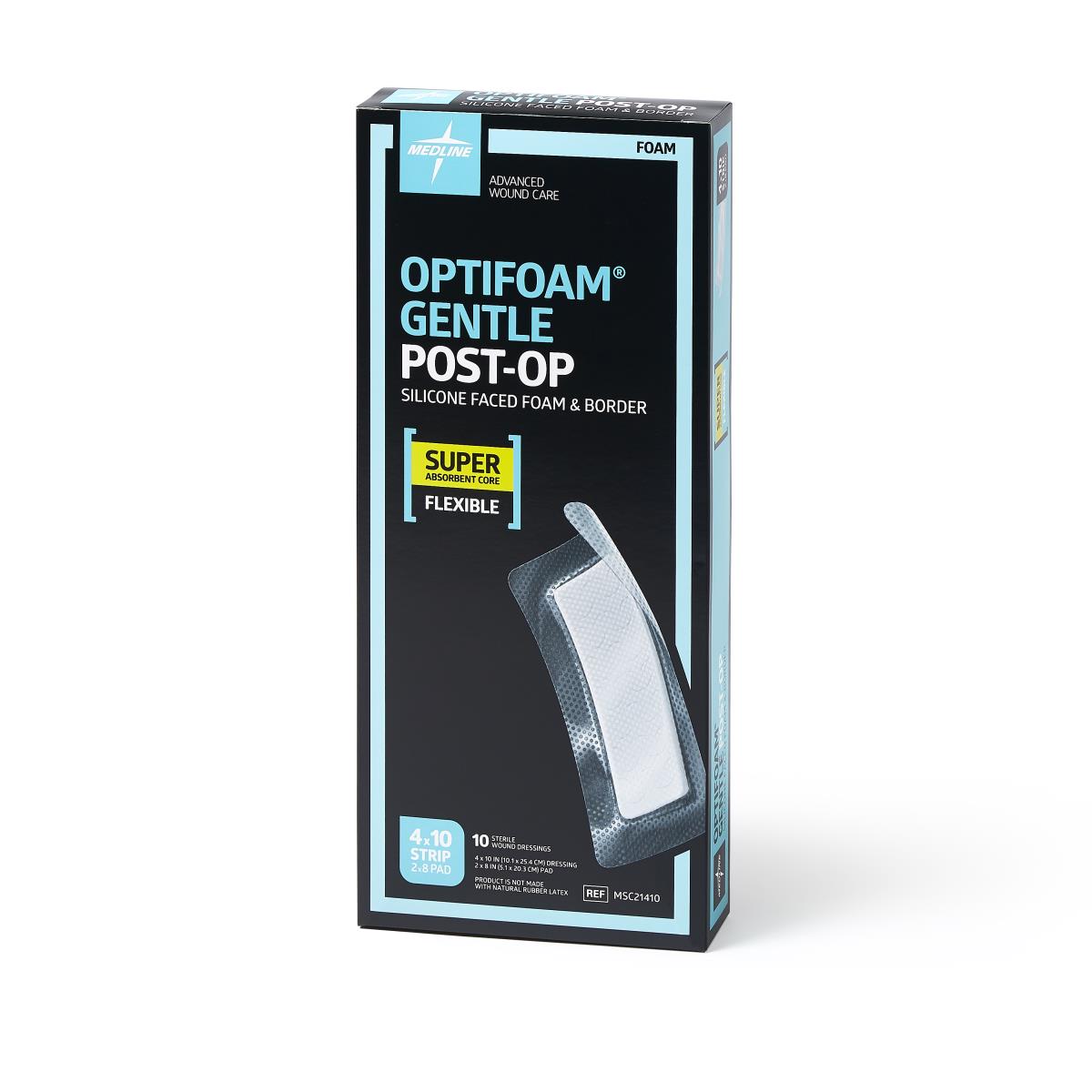 Optifoam Gentle Post-Op Foam Wound Dressings