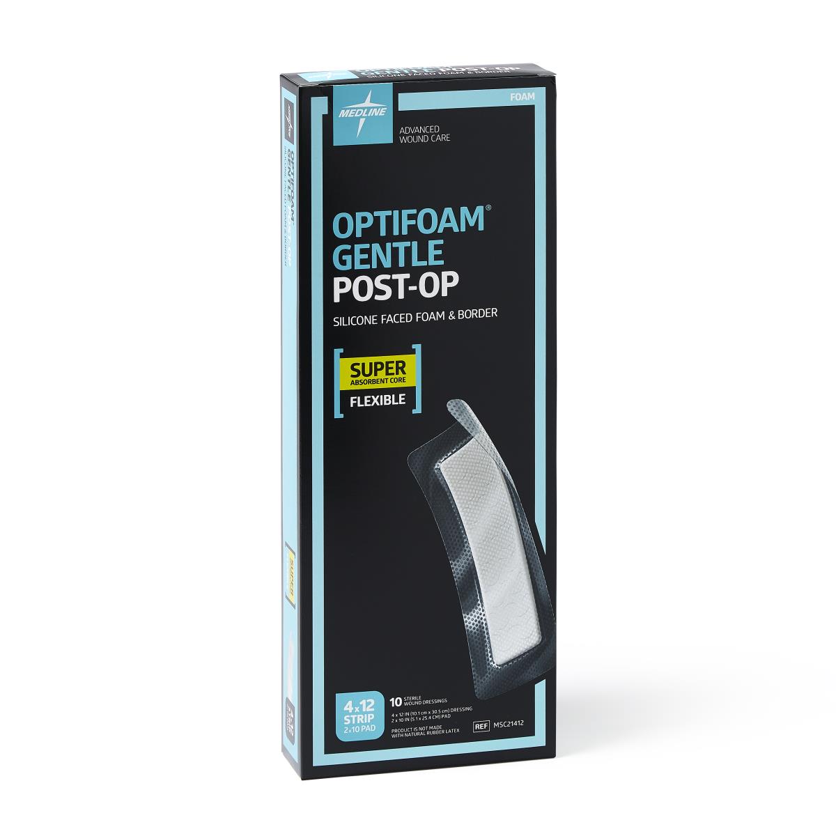 Optifoam Gentle Post-Op Foam Wound Dressings