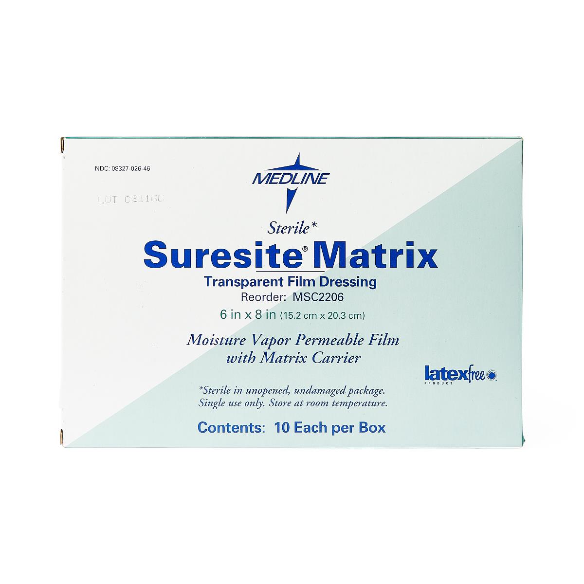 SureSite Matrix Transparent Film Dressing