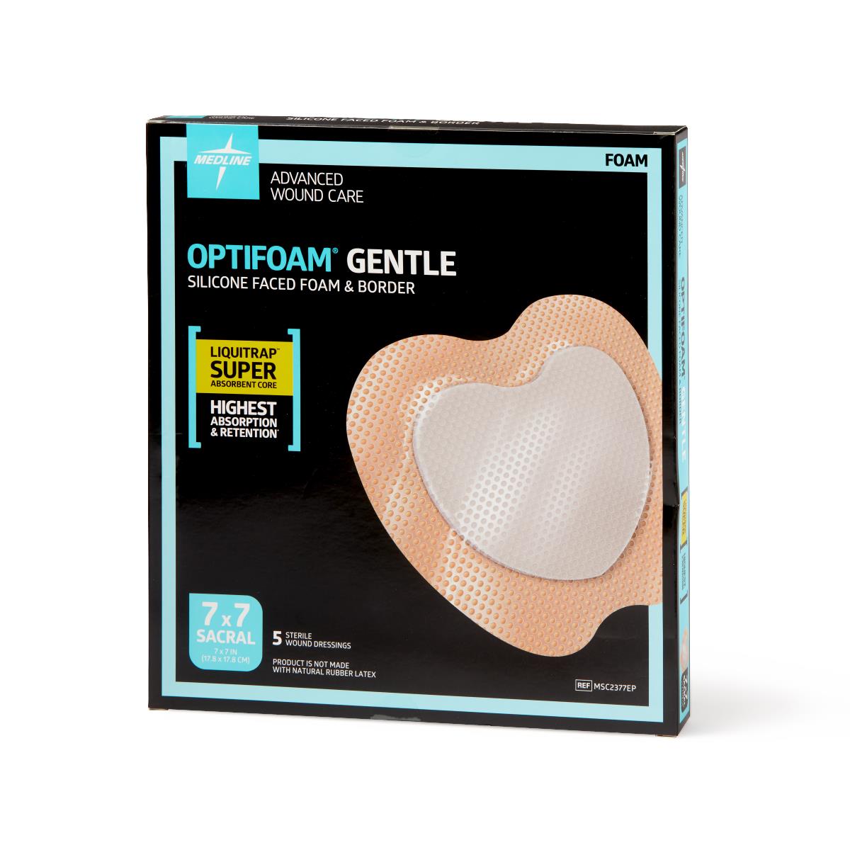 Optifoam Gentle LQ Silicone-Faced Foam Wound Dressings