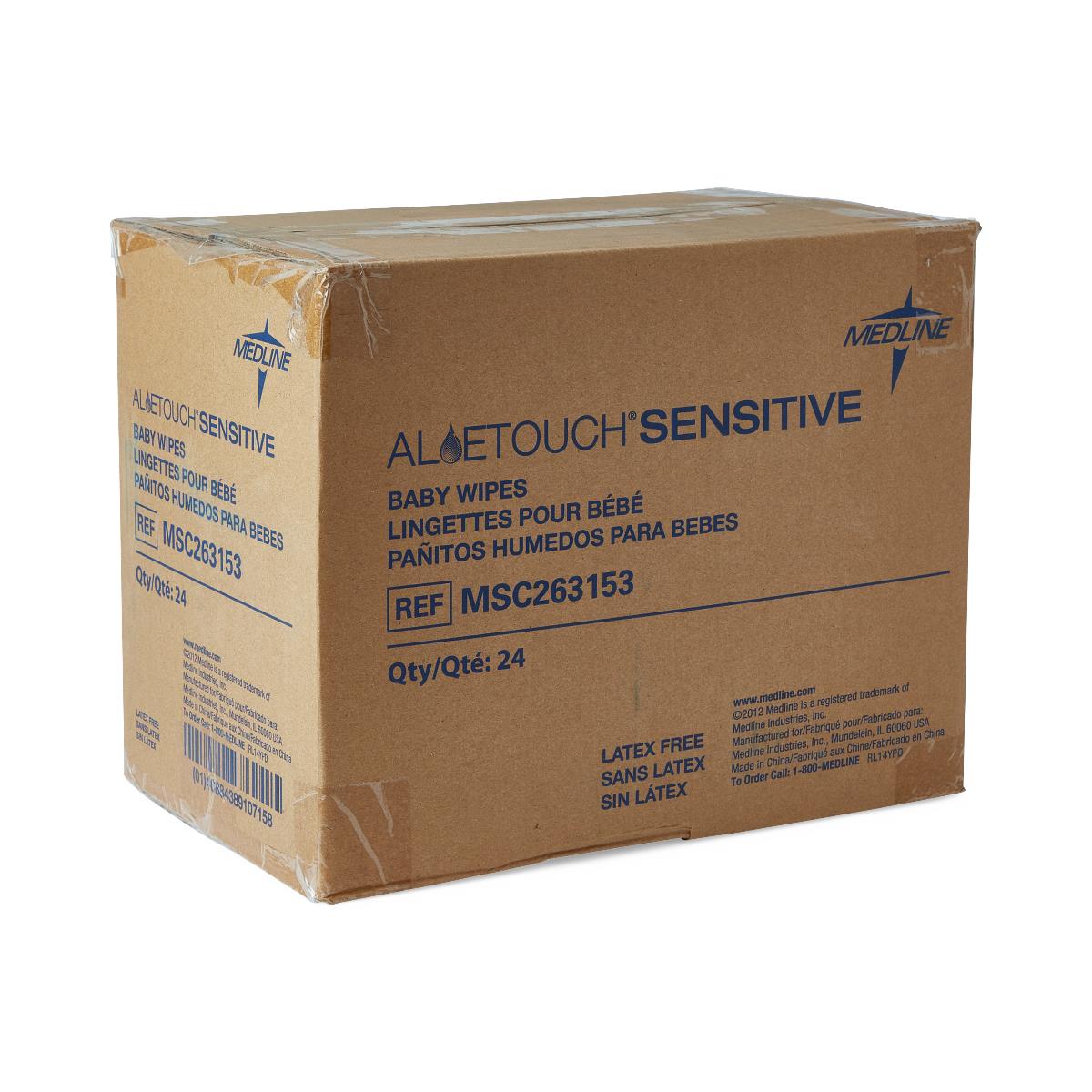 Medline Hypoallergenic Fragrance-Free Baby Wipes