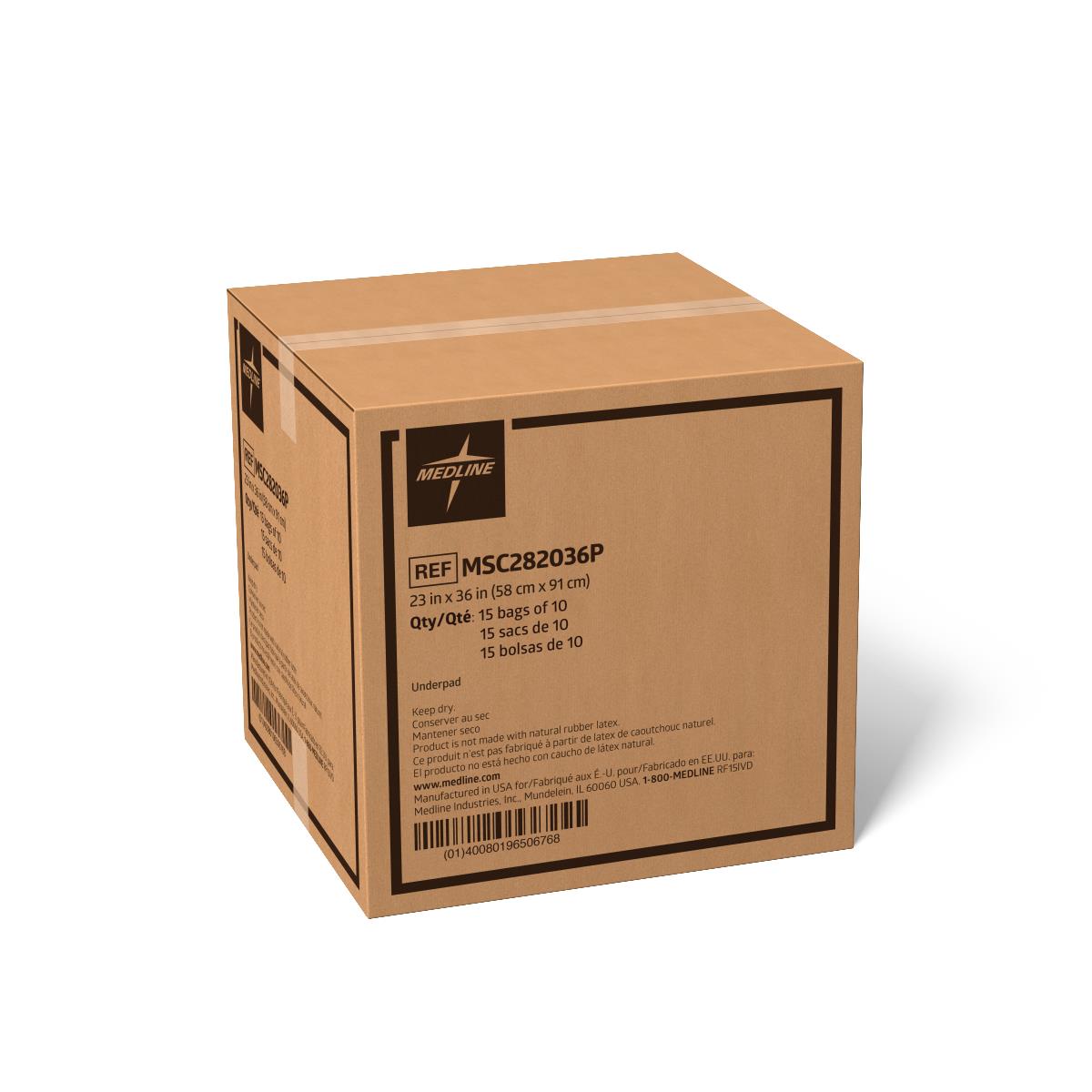 Medline Disposable Fluff and Polymer Underpads