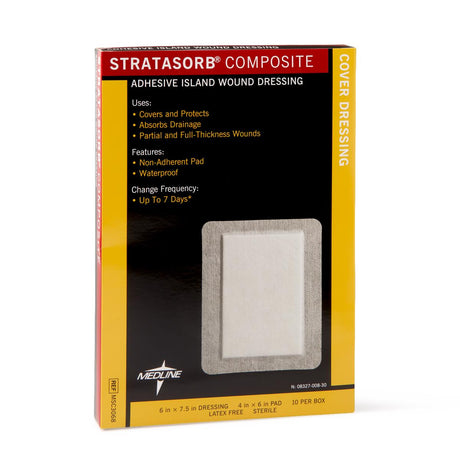 Stratasorb Waterproof Adhesive Island Wound Dressings - BeHope