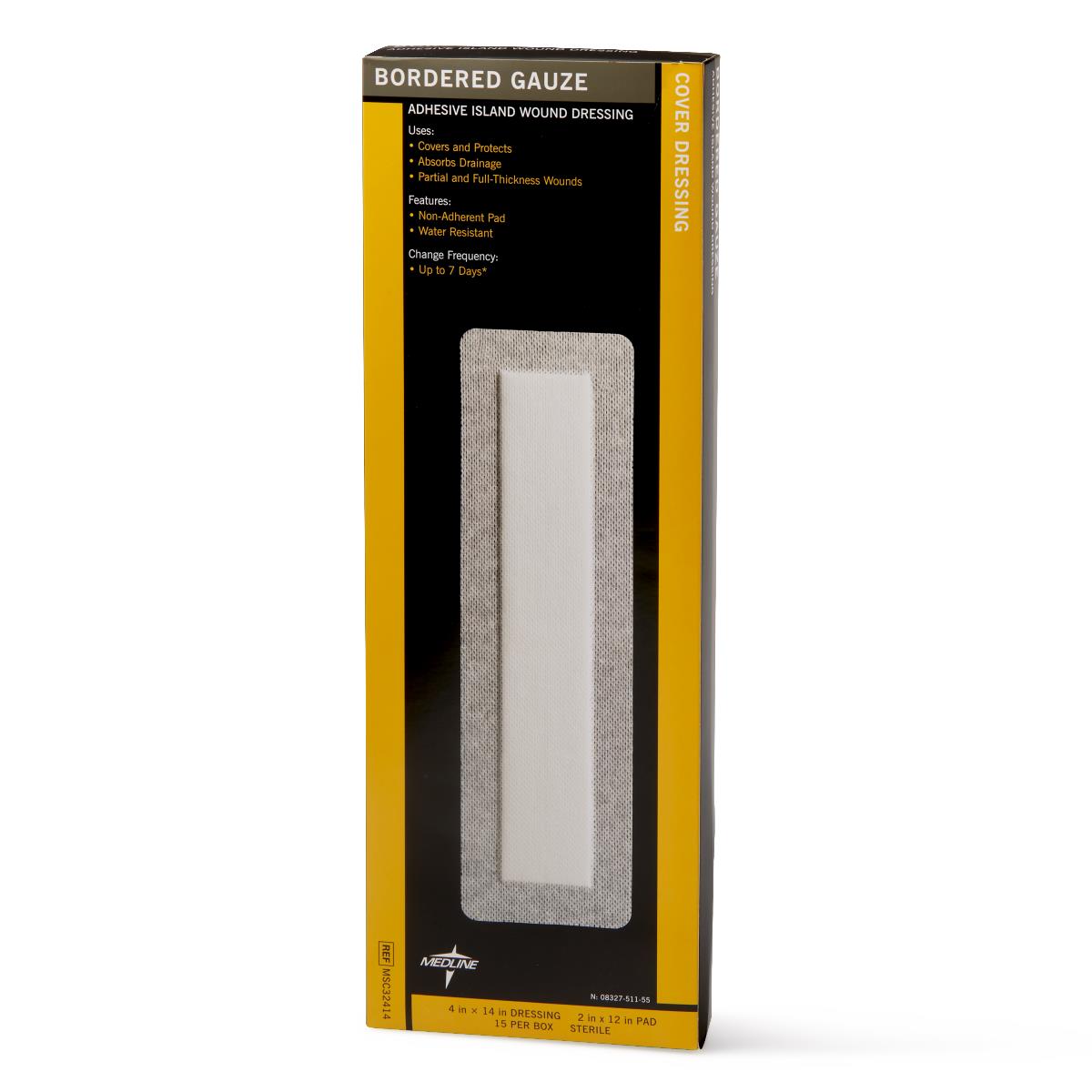 Medline Bordered Gauze Adhesive Island Wound Dressings - BeHope