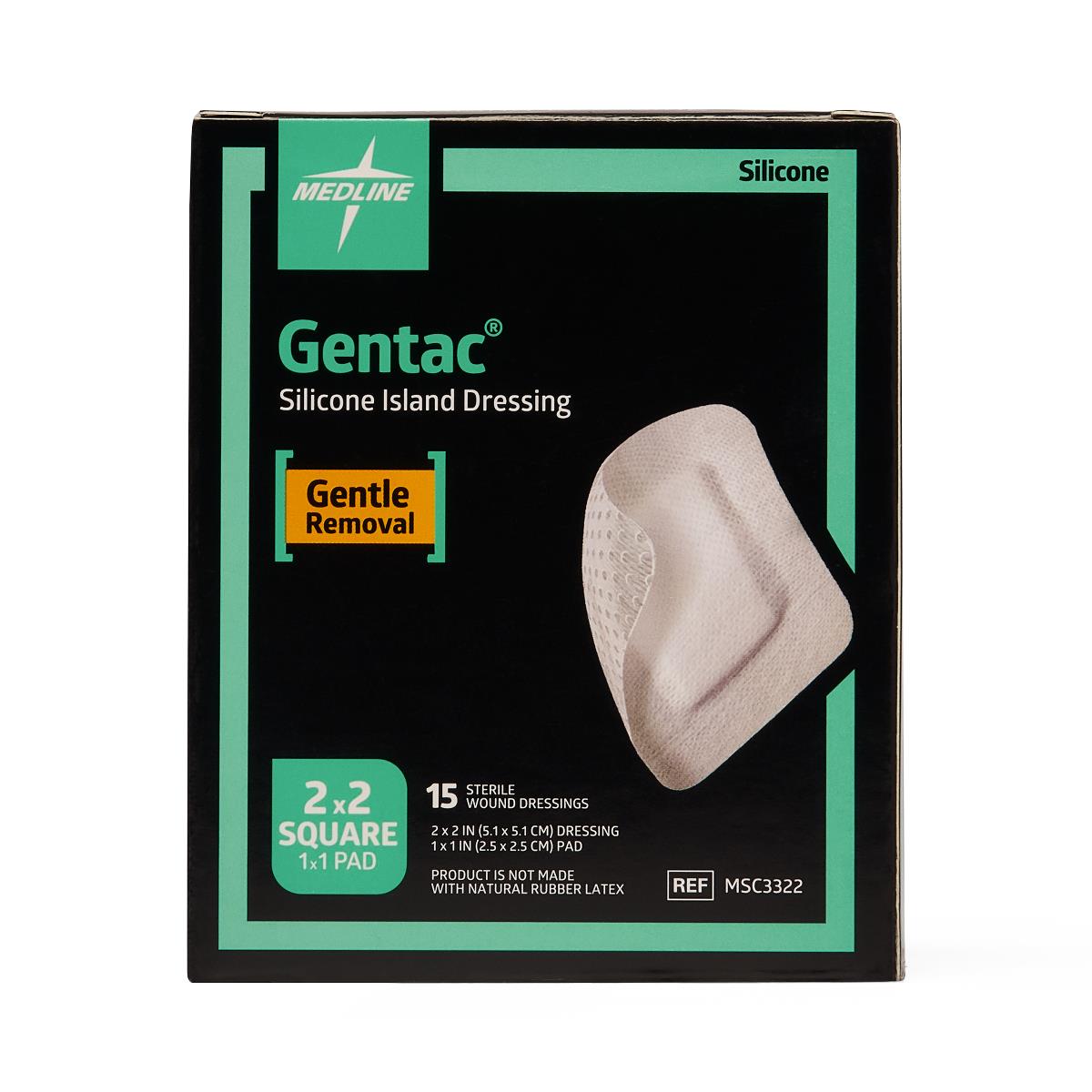 Gentac Silicone Island Wound Dressings