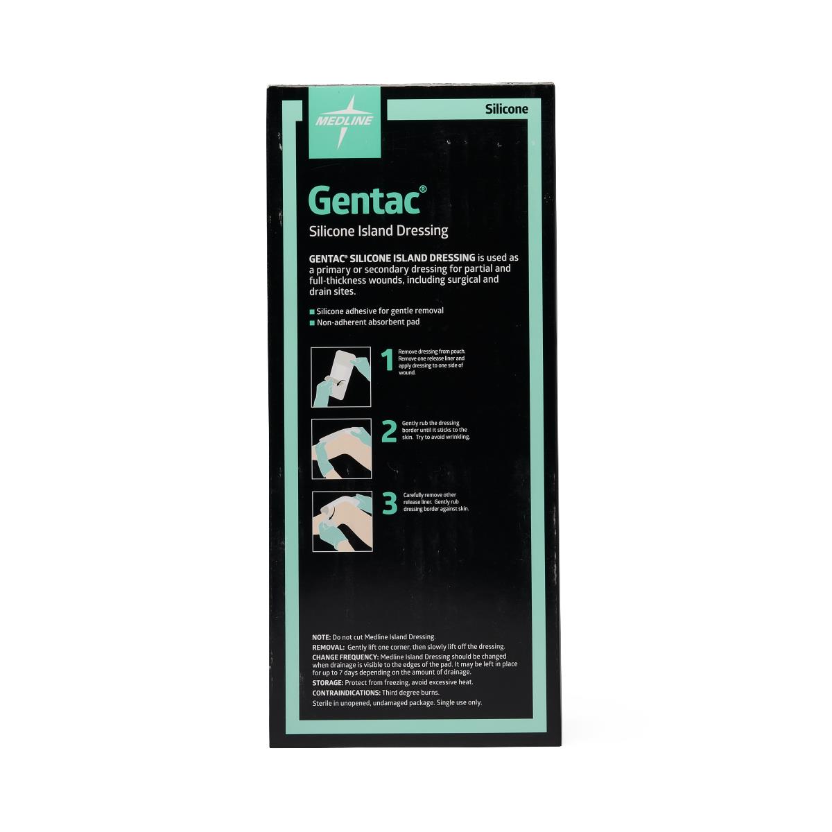 Gentac Silicone Island Wound Dressings