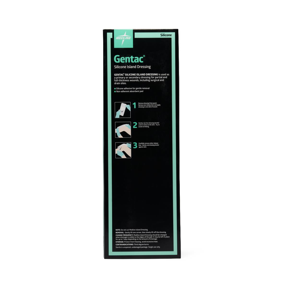 Gentac Silicone Island Wound Dressings