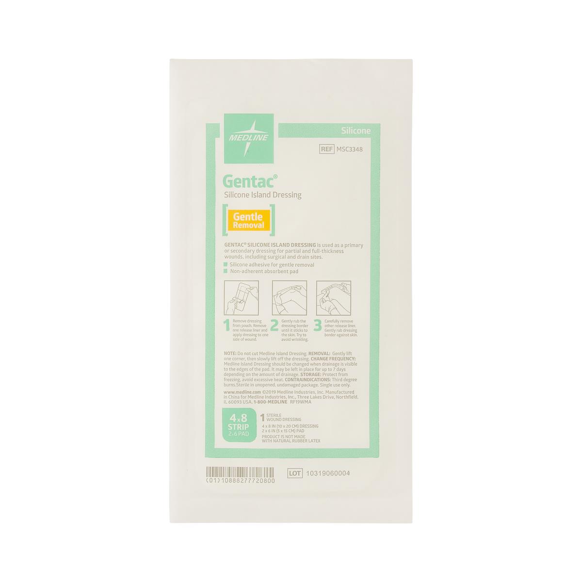 Gentac Silicone Island Wound Dressings