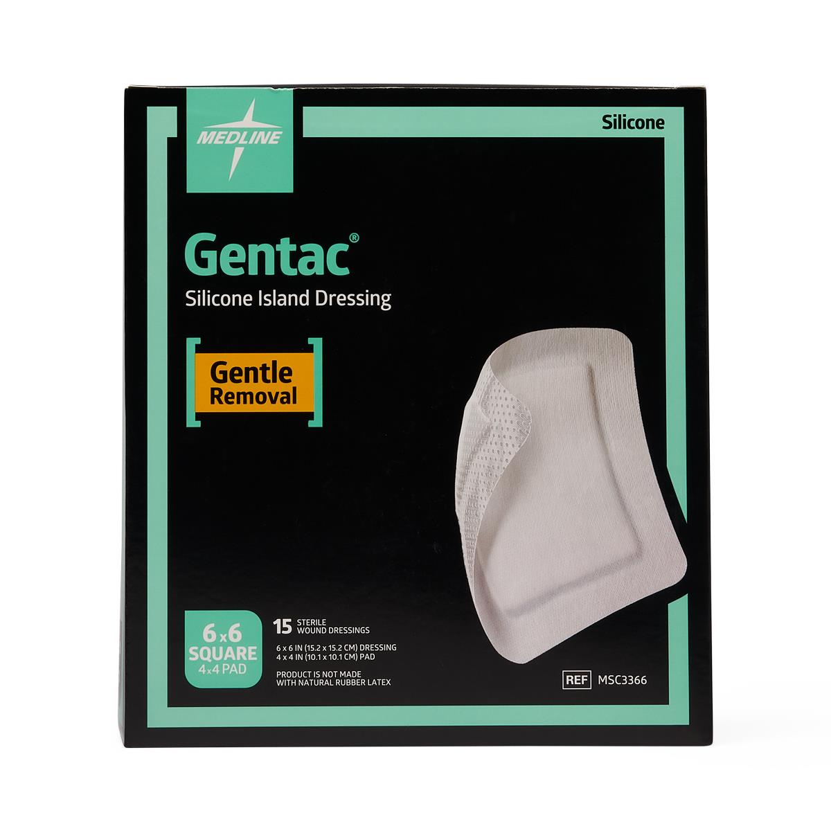 Gentac Silicone Island Wound Dressings