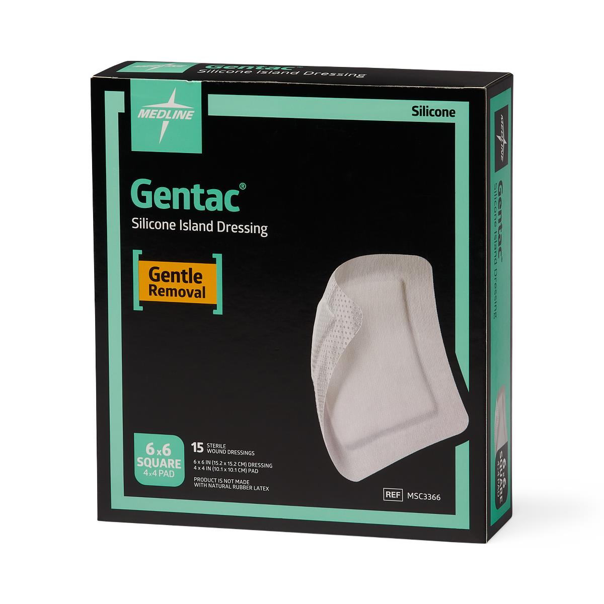 Gentac Silicone Island Wound Dressings
