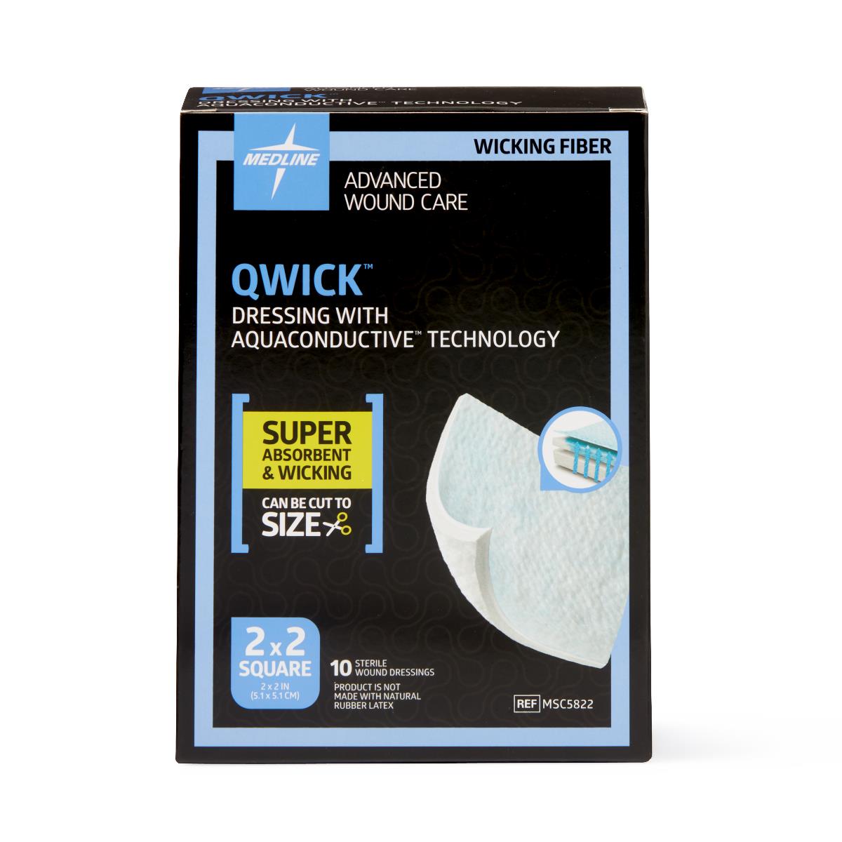 Qwick Nonadhesive Superabsorbent Wound Dressings - BeHope