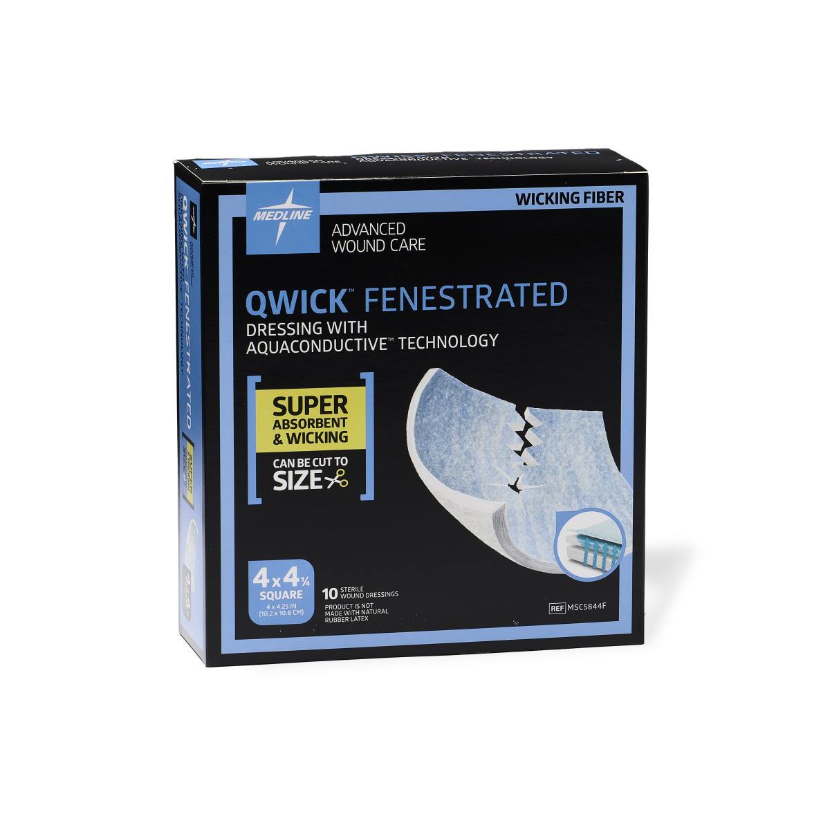 Qwick Nonadhesive Superabsorbent Wound Dressings - BeHope