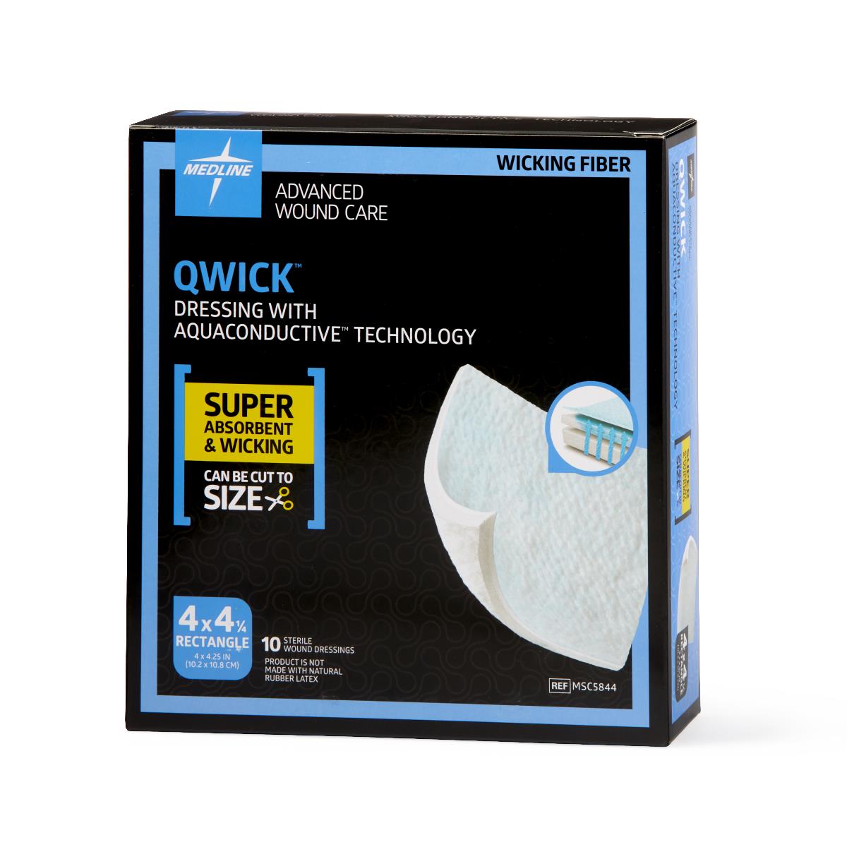 Qwick Nonadhesive Superabsorbent Wound Dressings - BeHope