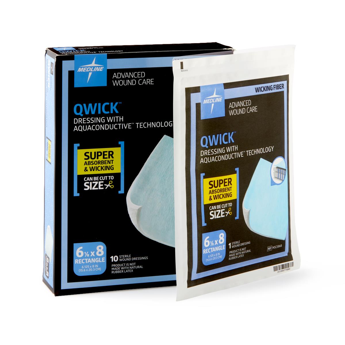 Qwick Nonadhesive Superabsorbent Wound Dressings - BeHope