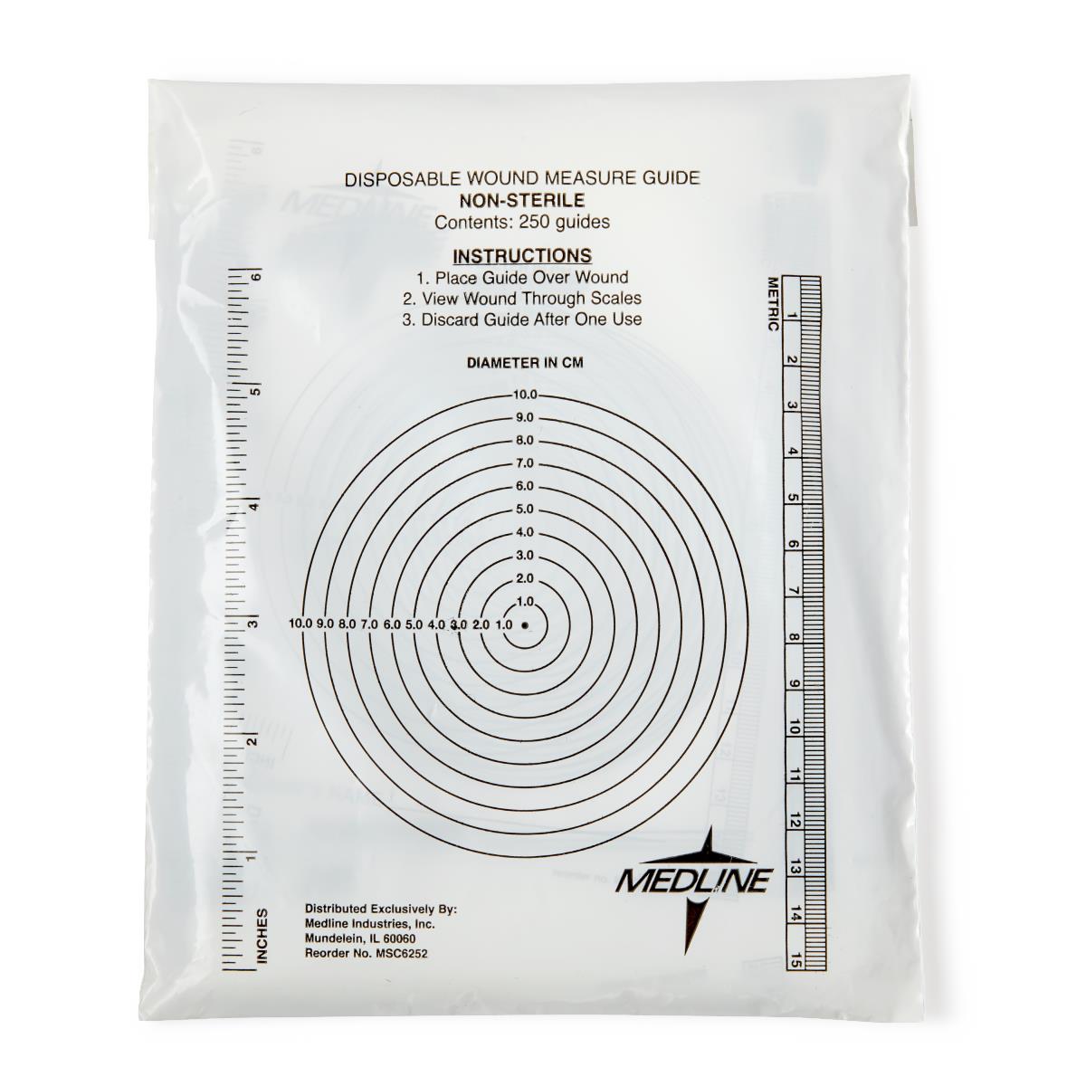 Bullseye Plastic Wound Ruler