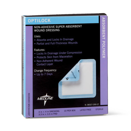 OptiLock Nonadhesive Super Absorbent Wound Dressings - BeHope
