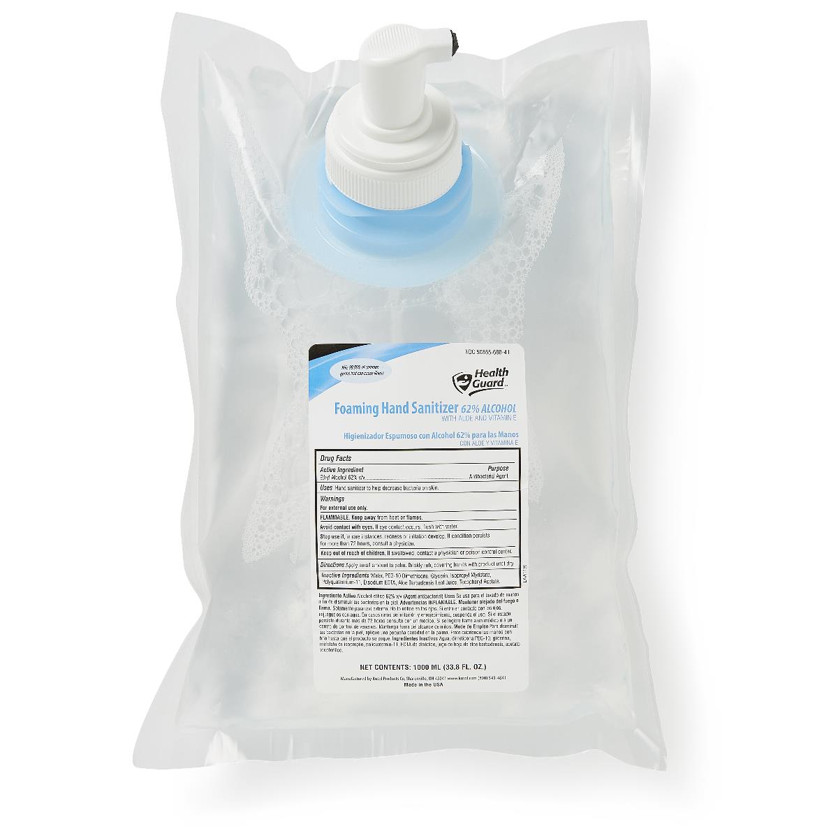HealthGuard 62% Alcohol Foaming Hand Sanitizer
