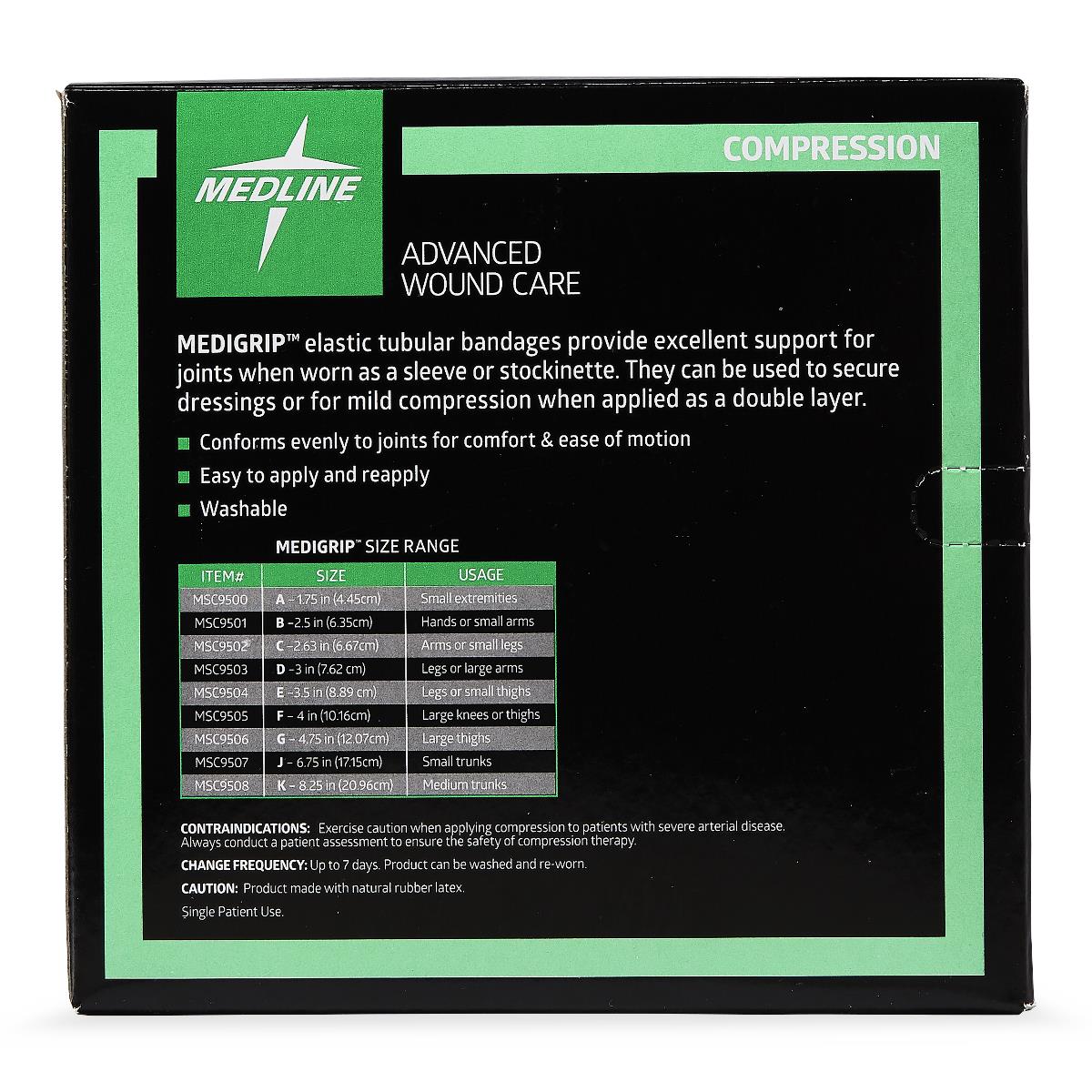 Medigrip Elastic Latex Tubular Support Bandages - BeHope