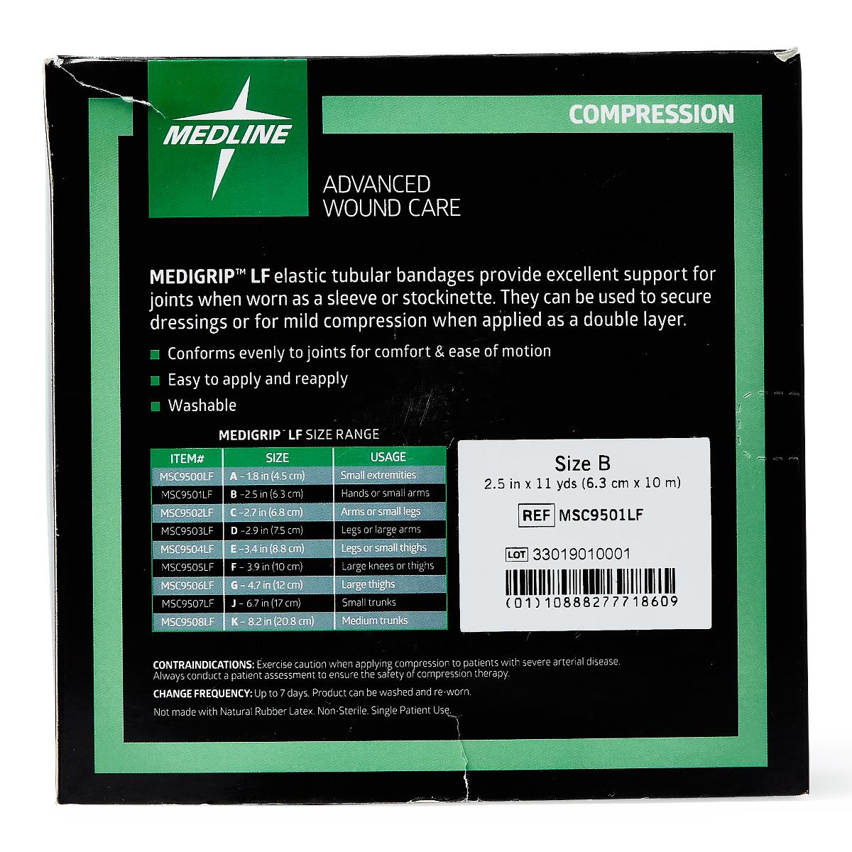 Medigrip Lf Elastic Tubular Support Bandages - BeHope