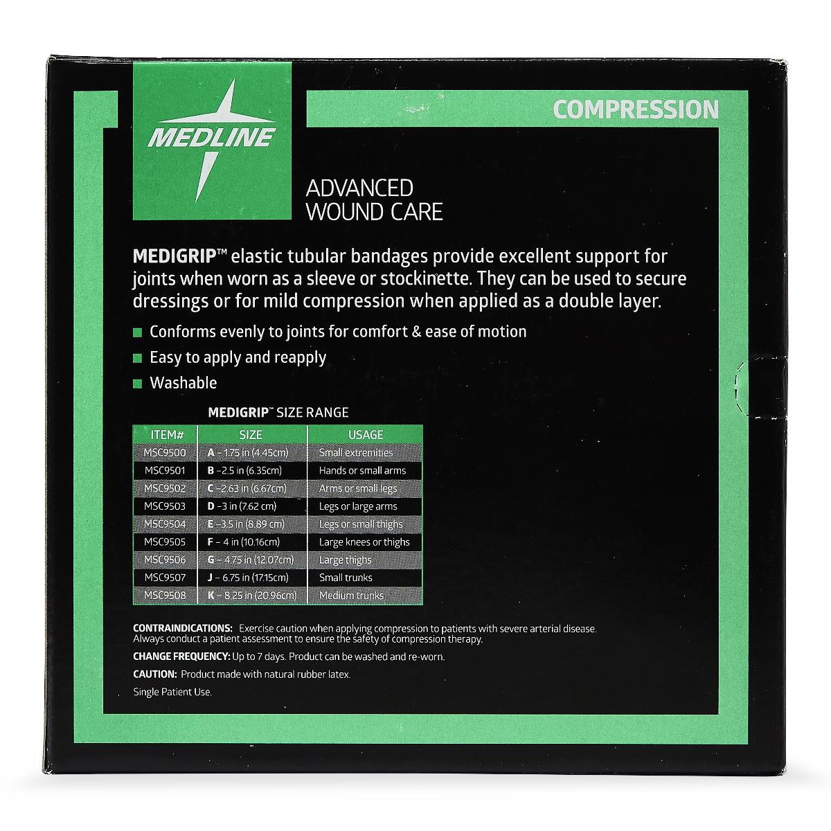 Medigrip Elastic Latex Tubular Support Bandages - BeHope