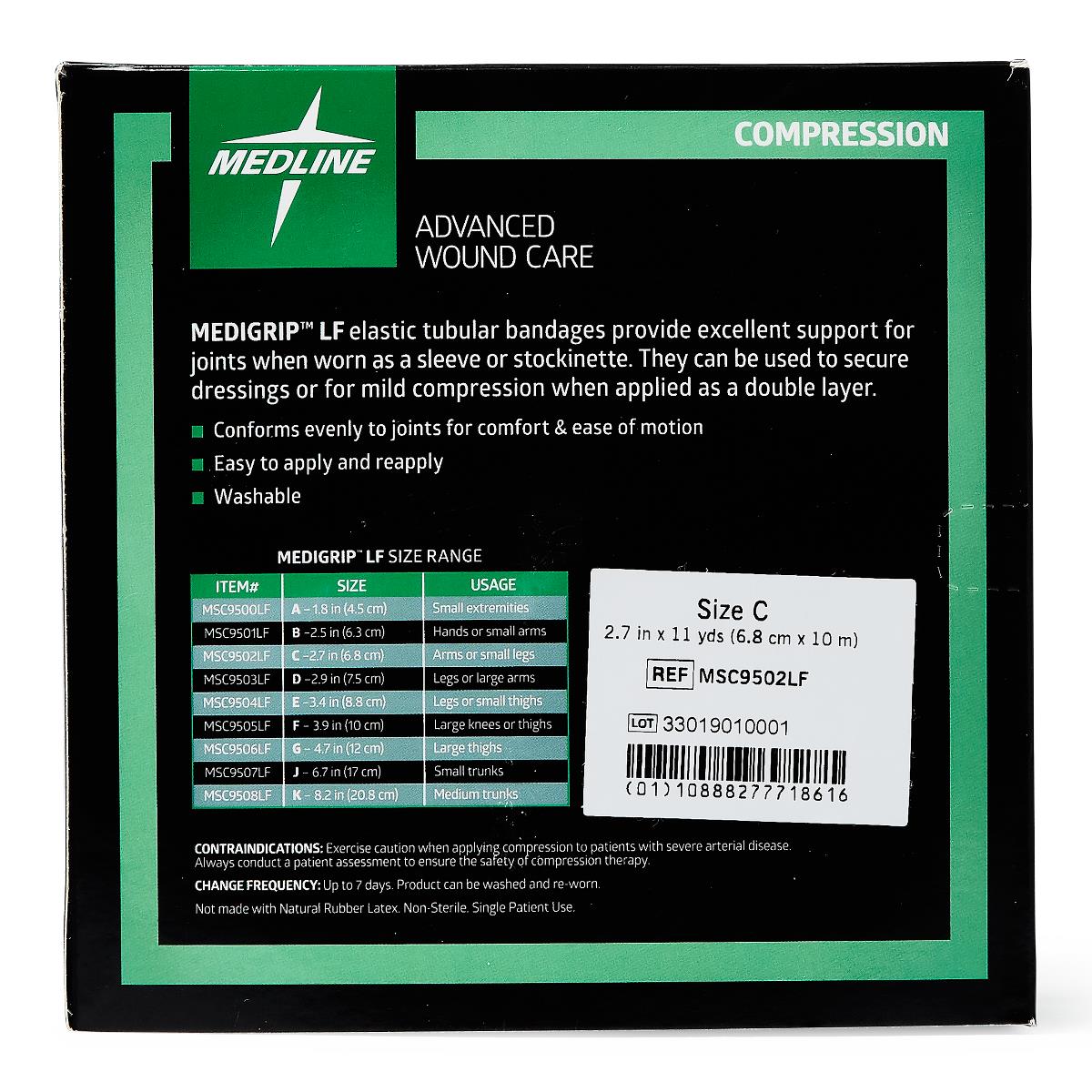Medigrip Lf Elastic Tubular Support Bandages - BeHope