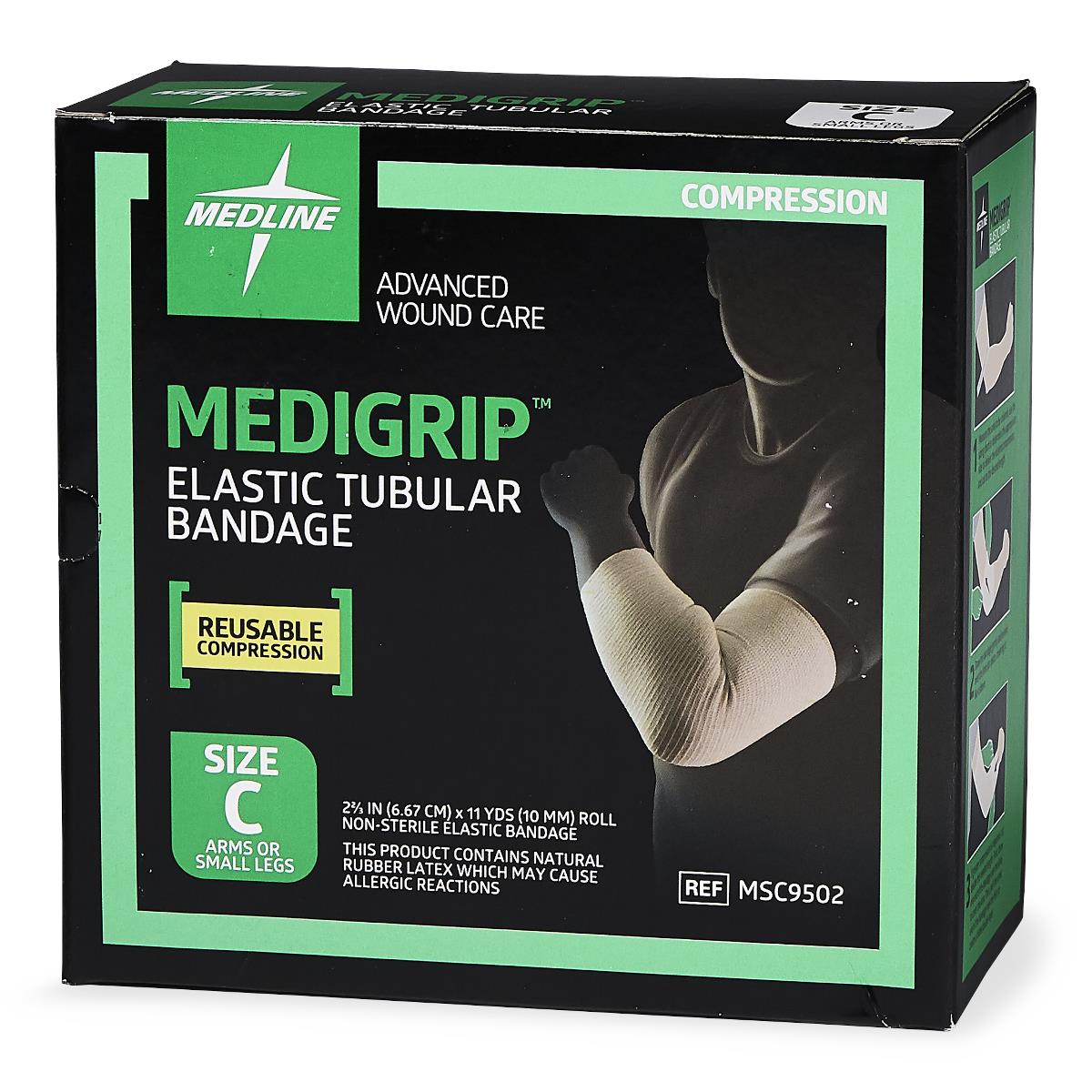 Medigrip Elastic Latex Tubular Support Bandages - BeHope