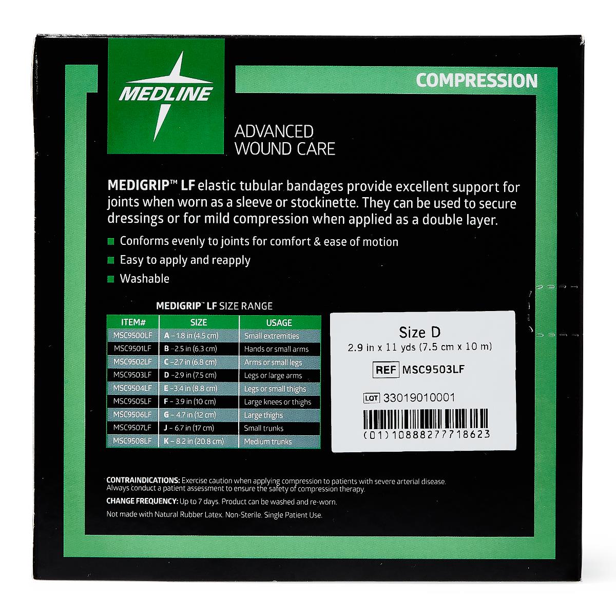 Medigrip Lf Elastic Tubular Support Bandages - BeHope