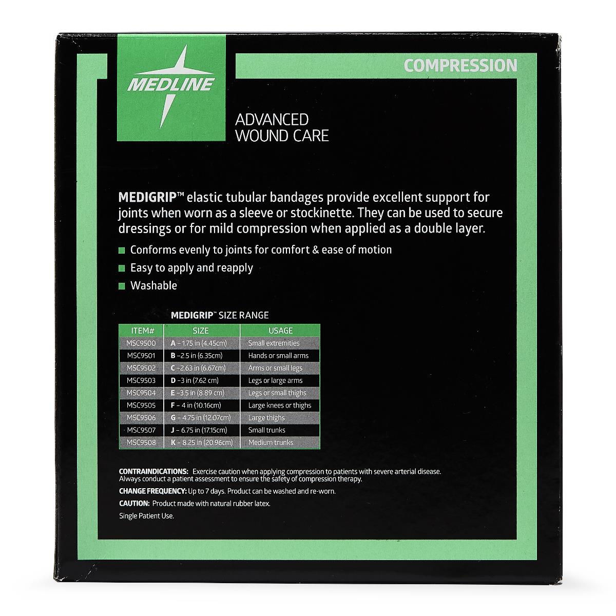Medigrip Elastic Latex Tubular Support Bandages - BeHope