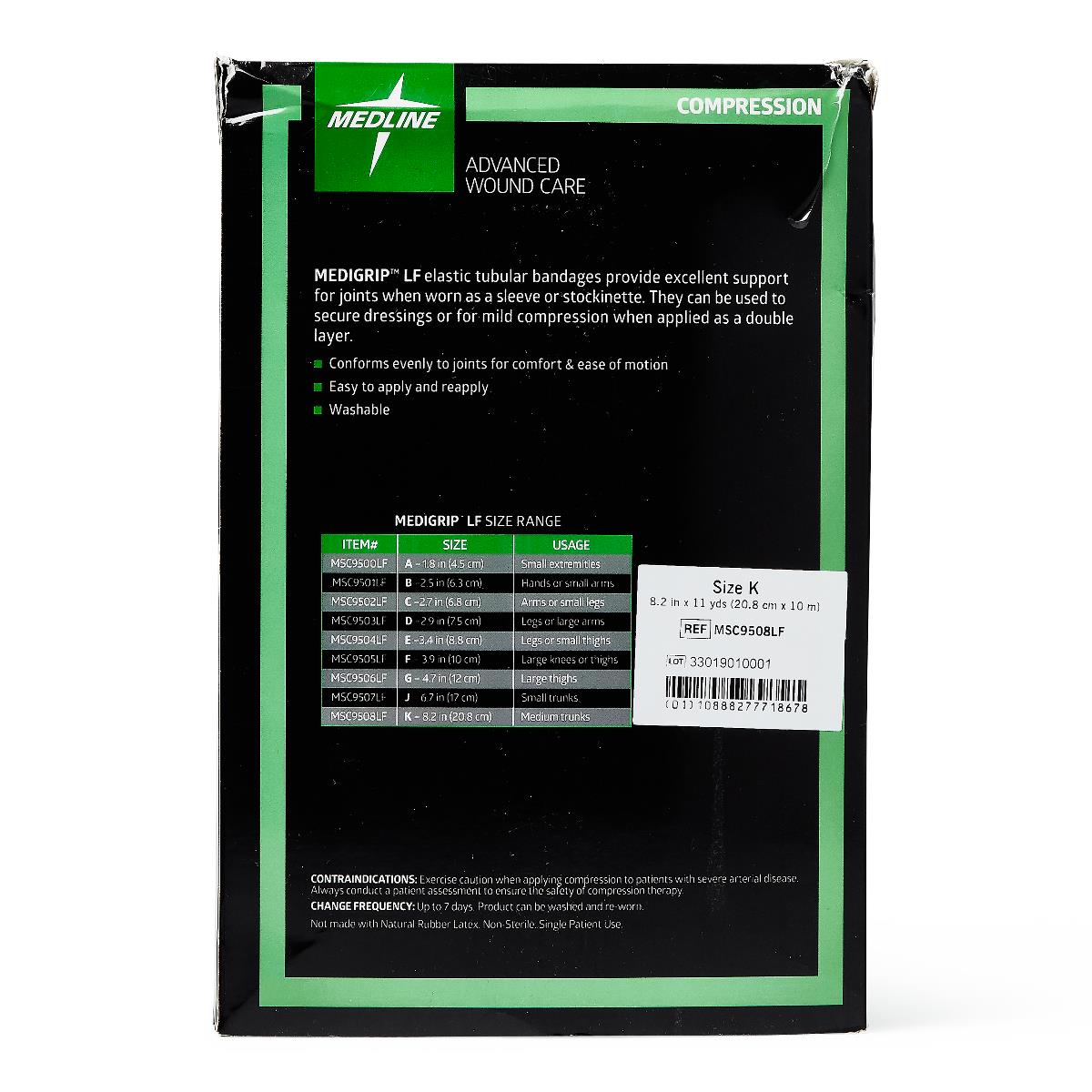 Medigrip Lf Elastic Tubular Support Bandages - BeHope