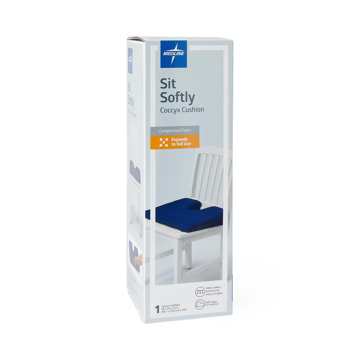 Medline Compression Packed Coccyx Cushions