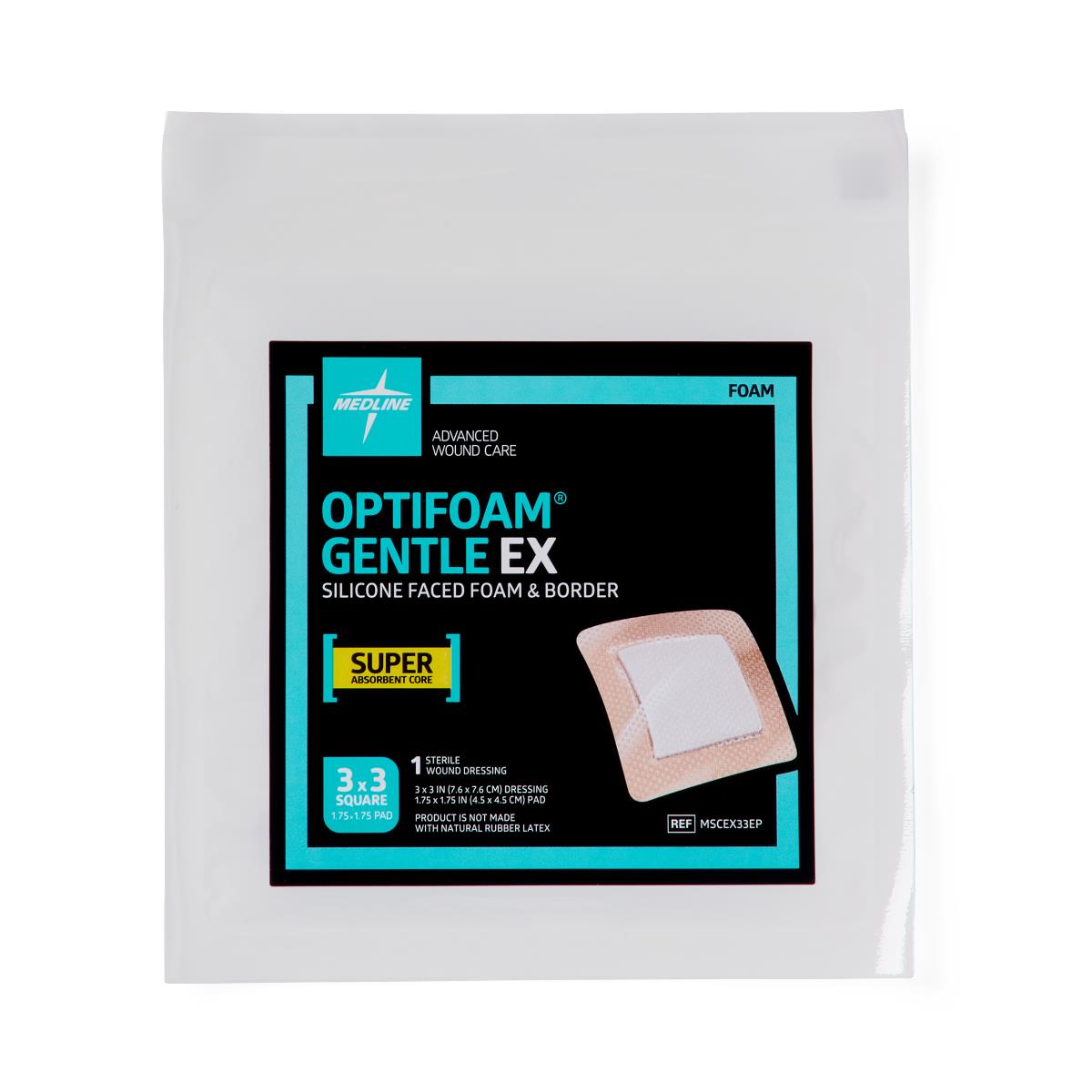 Optifoam Gentle Ex Silicone-faced Foam Wound Dressings - BeHope