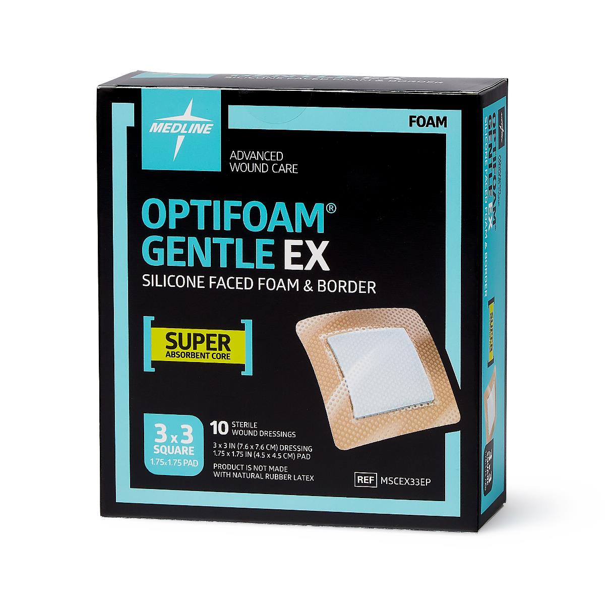 Optifoam Gentle Ex Silicone-faced Foam Wound Dressings - BeHope