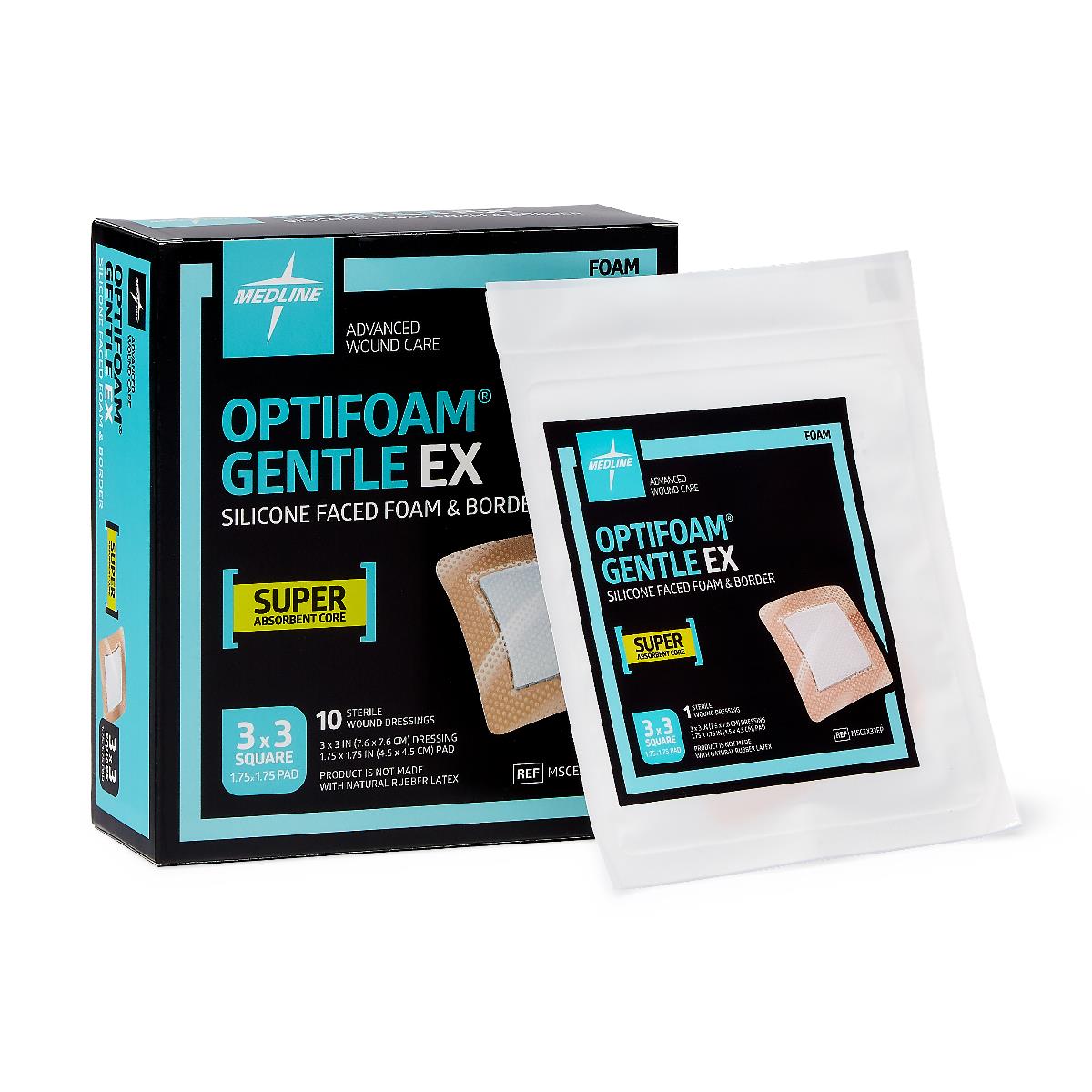 Optifoam Gentle Ex Silicone-faced Foam Wound Dressings - BeHope