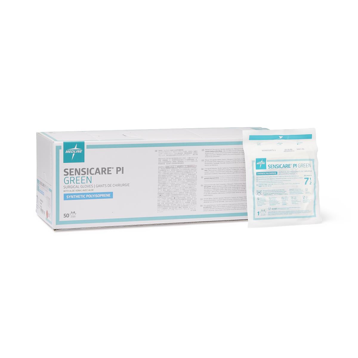 SensiCare PI Green Surgical Gloves - BeHope