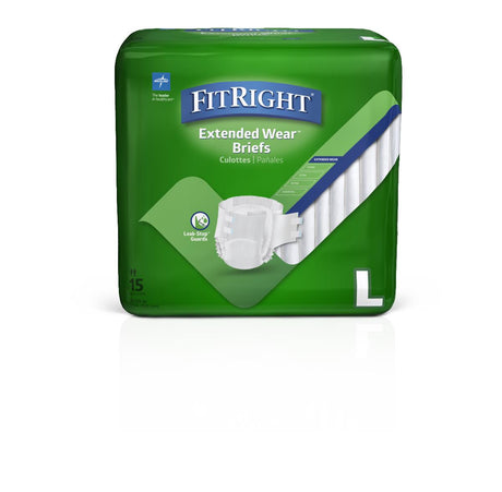 FitRight Extended Wear High-Capacity Adult Incontinence Briefs
