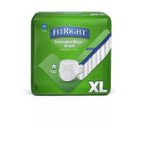 FitRight Extended Wear High-Capacity Adult Incontinence Briefs