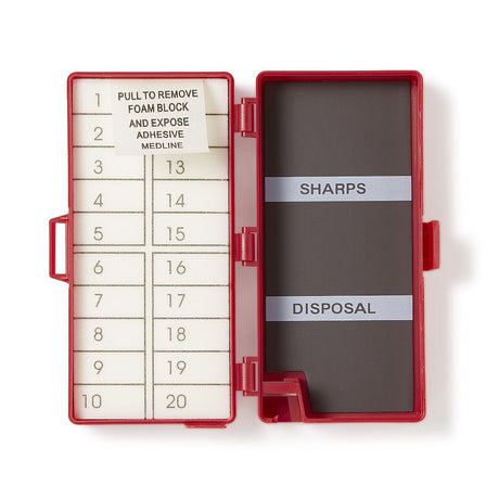 Foam Block Needle Counters with Magnet and Blade Remover