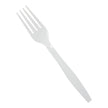 Medline Disposable White Plastic Forks - BeHope