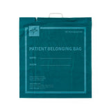Medline Plastic Patient Belongings Bags with Rigid Handle