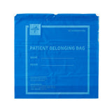 Medline Plastic Patient Belongings Bags with Drawstring