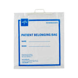 Medline Plastic Patient Belongings Bags with Rigid Handle